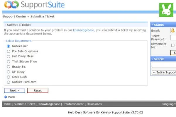nubiles porn support ticket 