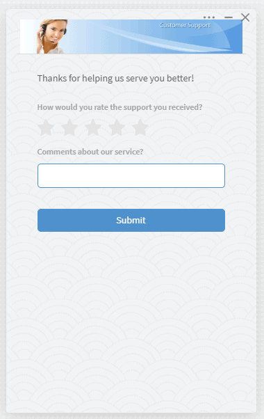 fame support screenshot