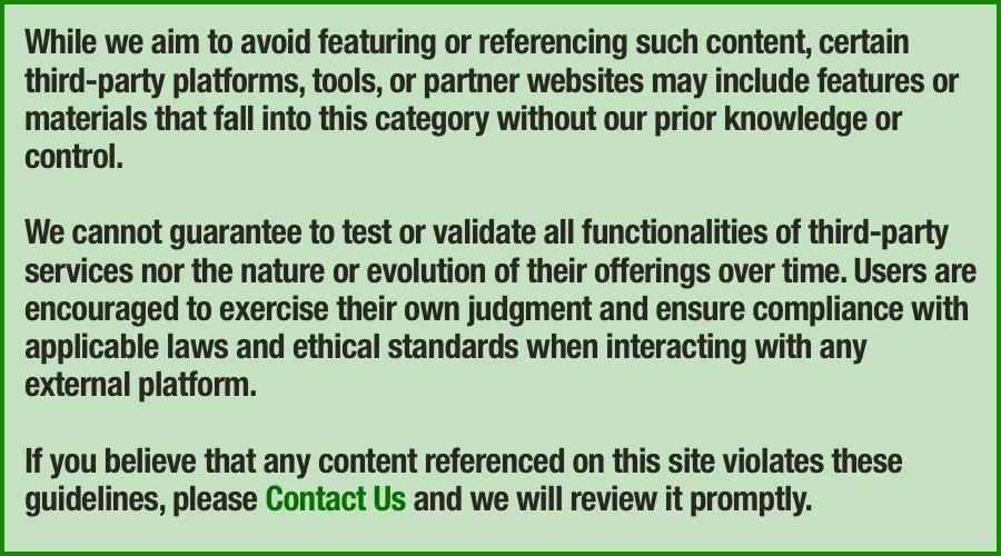 Disclaimer&ndash;Learn More